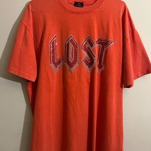 Lost intricacy Graphic Orange T-Shirt